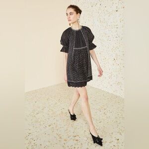 Black cotton lined Ulla Johnson dress